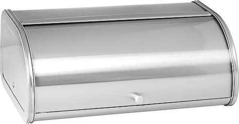 anchor hocking fingerprint free brushed steel bread box|Anchor Hocking 17.5.